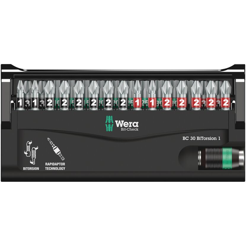 Wera Bit-Check 30 BiTorsion 1 mit Bits
