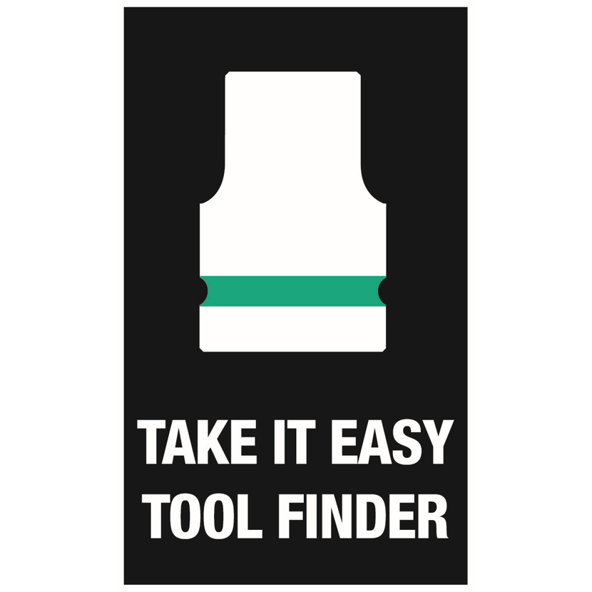 Werkzeugfinder-Schild