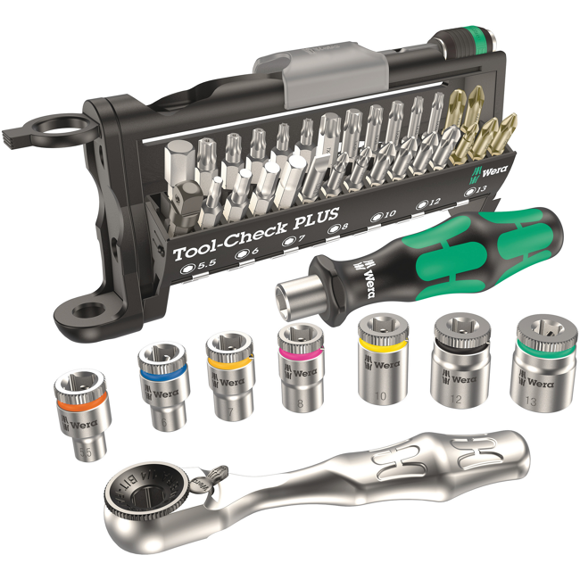 Bild von Bit-Set 'Tool-Check PLUS' 39-teilig inkl. Ratsche