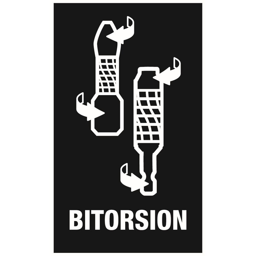 Zwei Bits mit Drehrichtungsanzeiger und BiTorsion