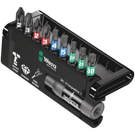 3. Bild von Wera Bit-Set 'Bit-Check 10 Impaktor 1 SB' 10-teilig
