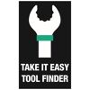 Werkzeugfinder mit Schraubenschlüssel-Symbol