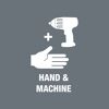 Hand und Akkuschrauber