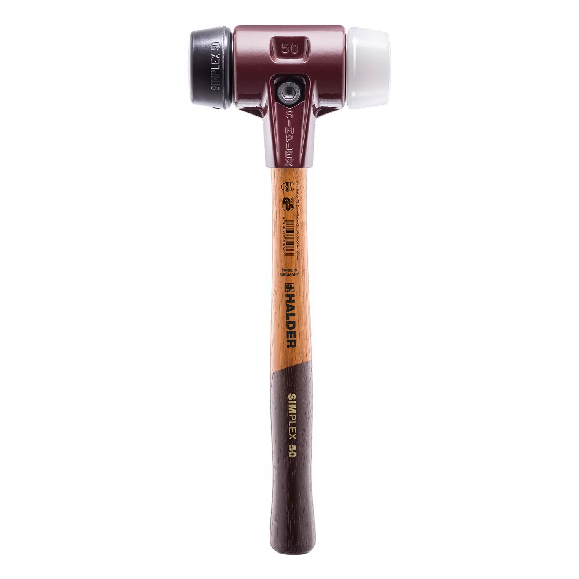 SIMPLEX Schonhammer mit Holzgriff