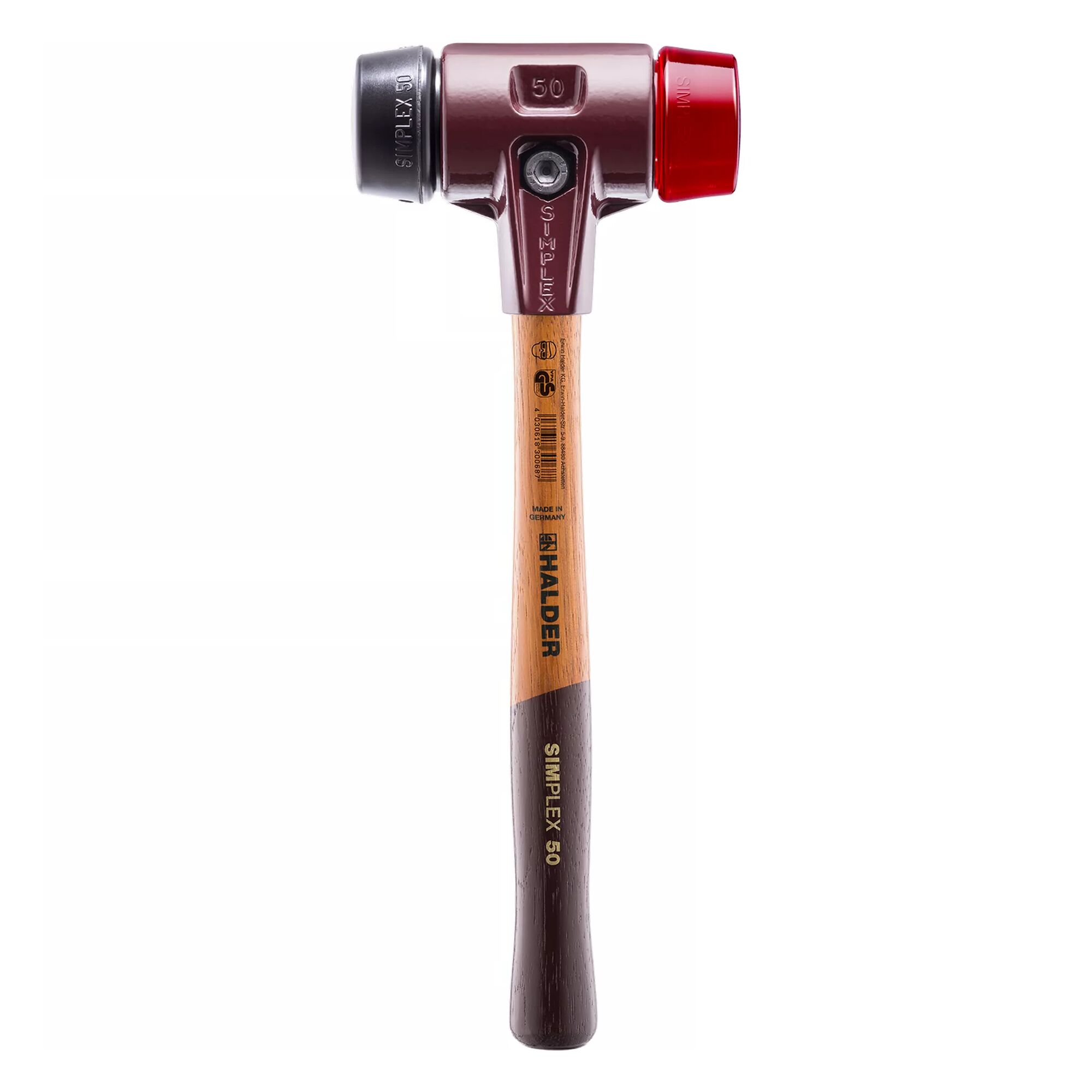 SIMPLEX Schonhammer mit Holzgriff