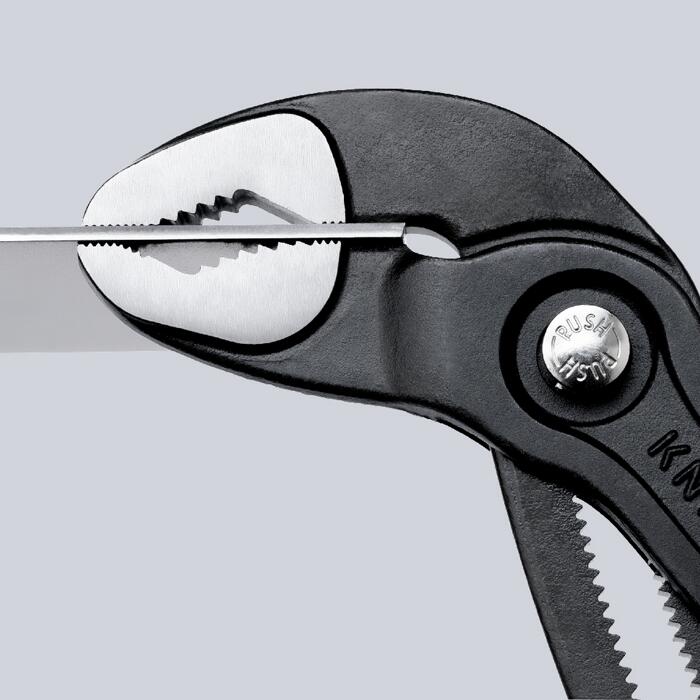 Knipex Hightech-Wasserpumpenzange 'Cobra®' grau atramentiert 15 cm