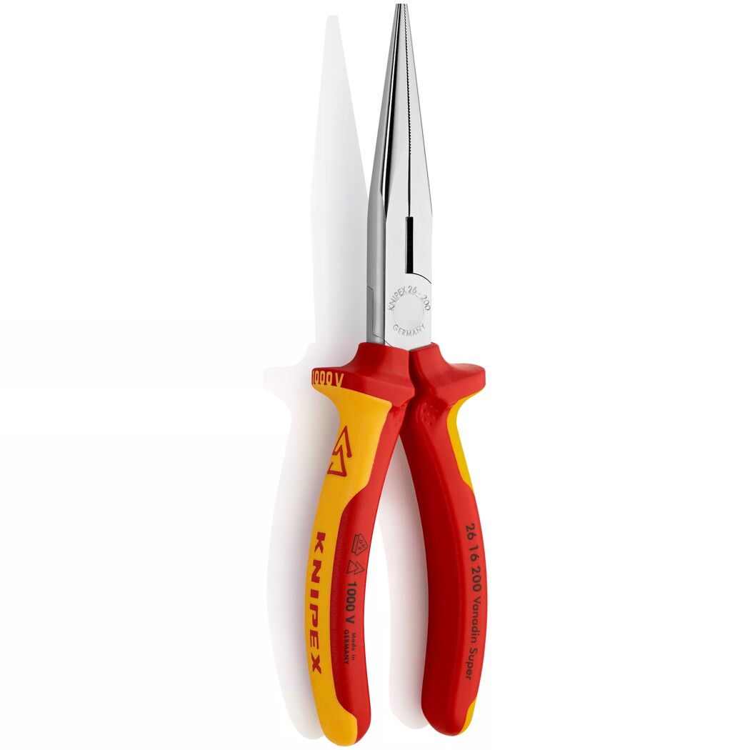 Knipex Flachrundzange VDE 200 mm