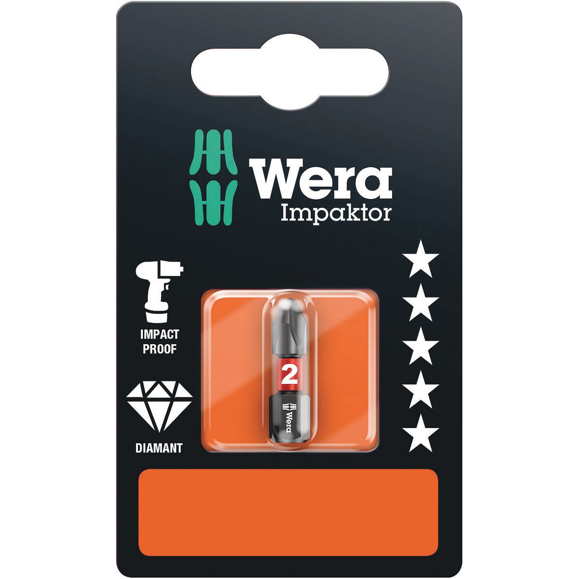 Wera Impaktor Diamant Bit PH 2