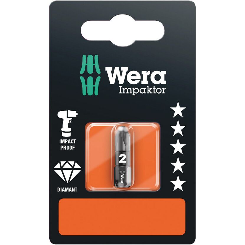 Wera Impaktor Bit PZ 2