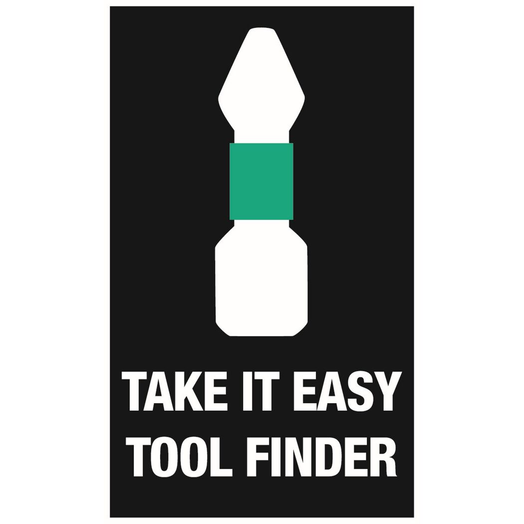 Werkzeugfinder mit grünem Bit