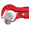 S-Maul-Rohrzange rot pulverbeschichtet 425 mm 1,5"