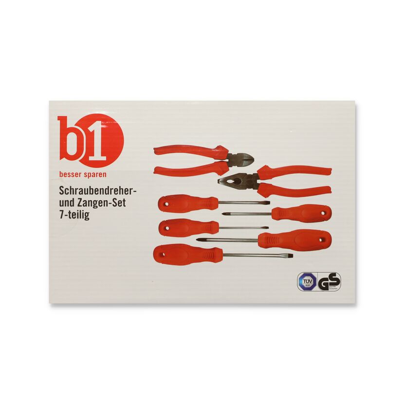 Schraubendreher- und Zangen-Set, 7-teilig
