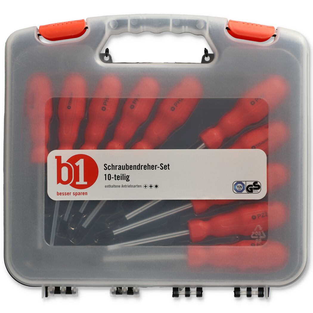 Schraubendreher-Set PH/PZ/Torx, 10-teilig