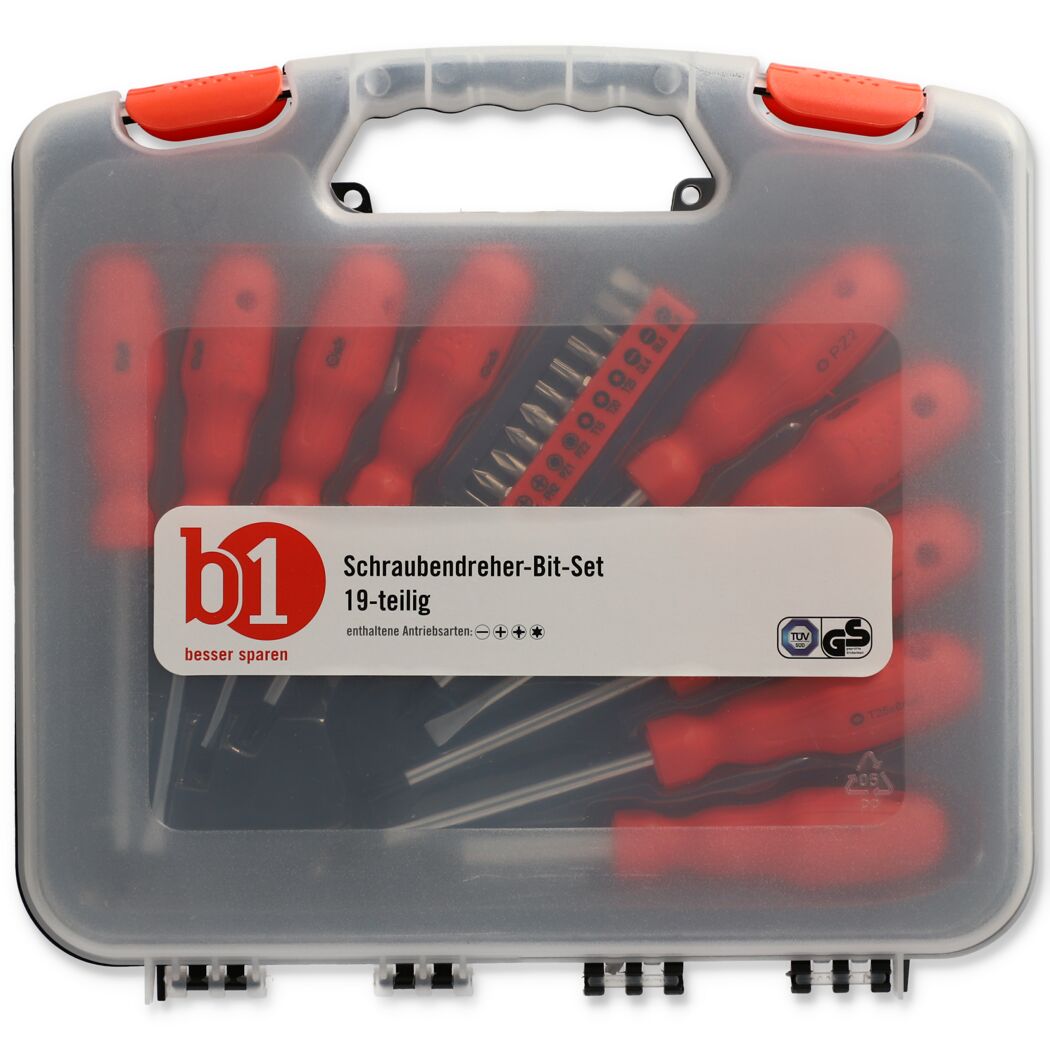 Schraubendreher-Set SL/PH/PZ/Torx, 19-teilig