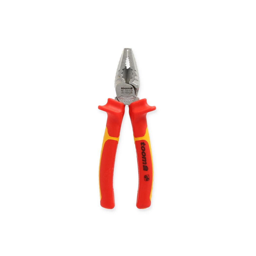 Kombizange 160 mm rot-gelb von toom