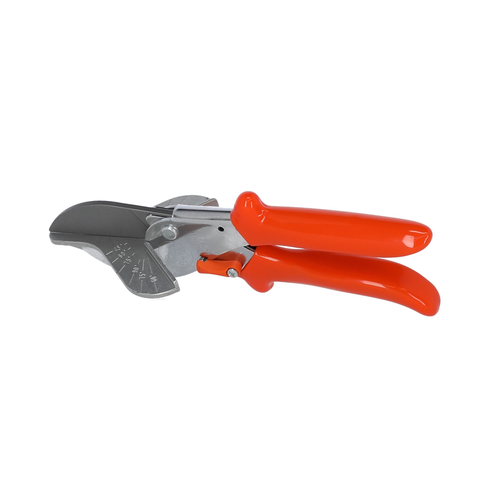 Gehrungsschere mit orangen Griffen