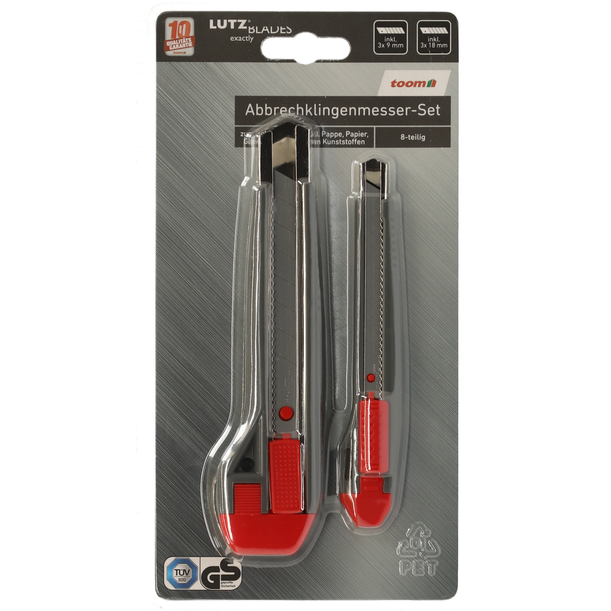 Abbrechklingenmesser-Set 8-teilig