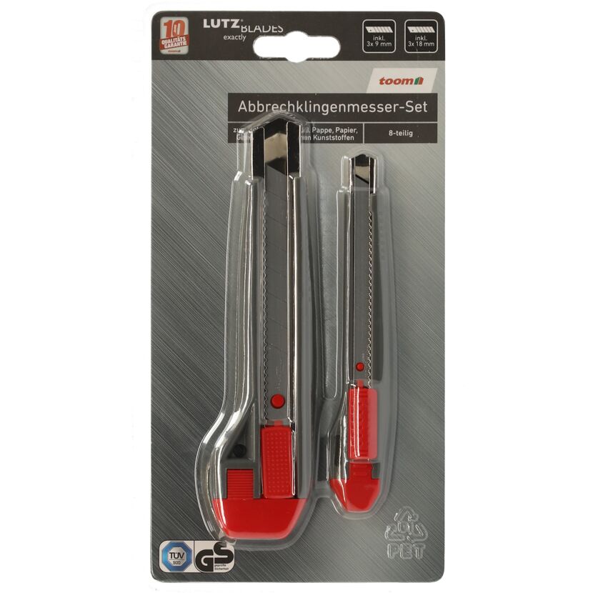 Abbrechklingenmesser-Set 8-teilig