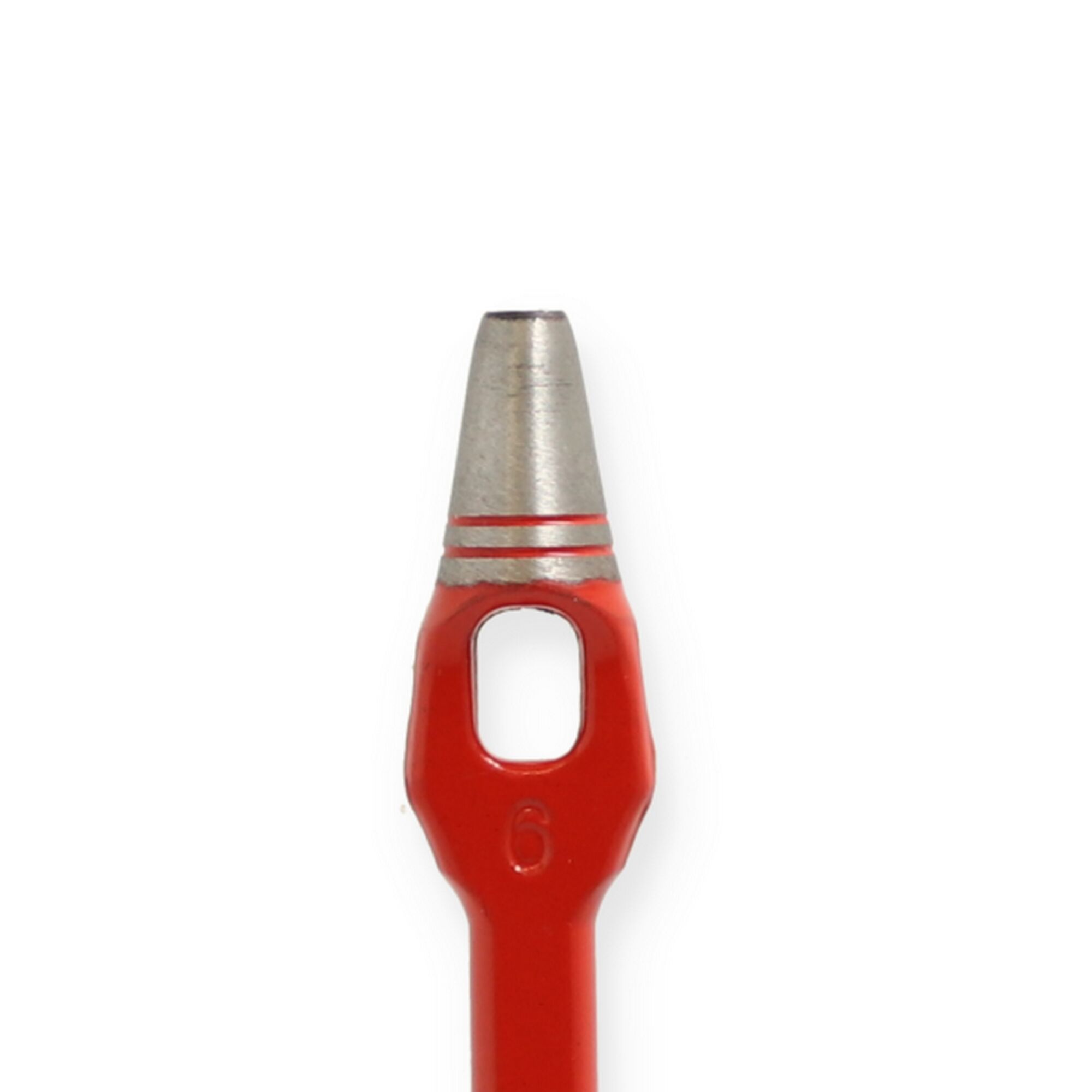 Rotes Henkellocheisen 6 mm