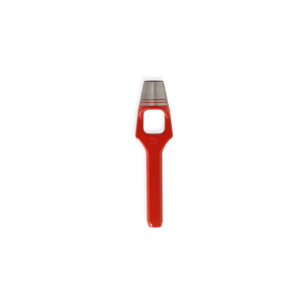 Rotes Henkellocheisen 20 mm