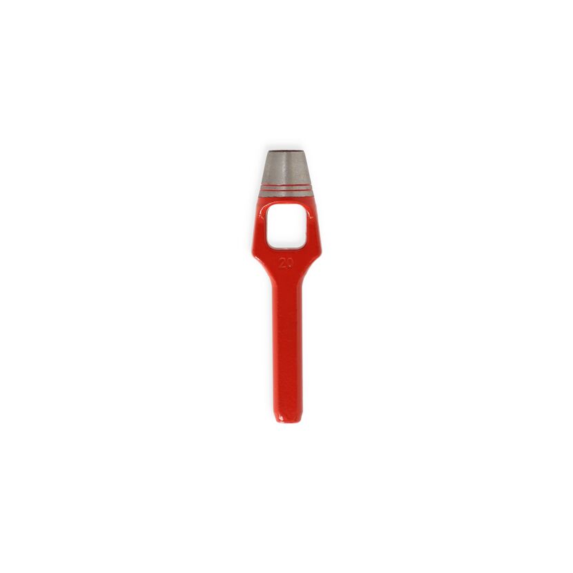 Rotes Henkellocheisen 20 mm
