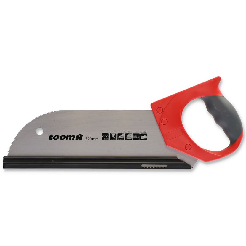 Furniersäge von toom mit rotem Griff
