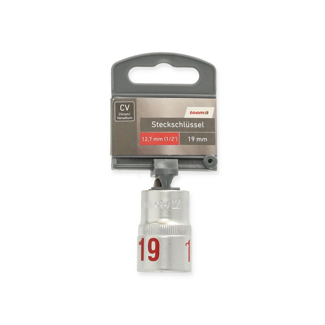 Toom Steckschlüssel 1/2 Zoll 19 mm