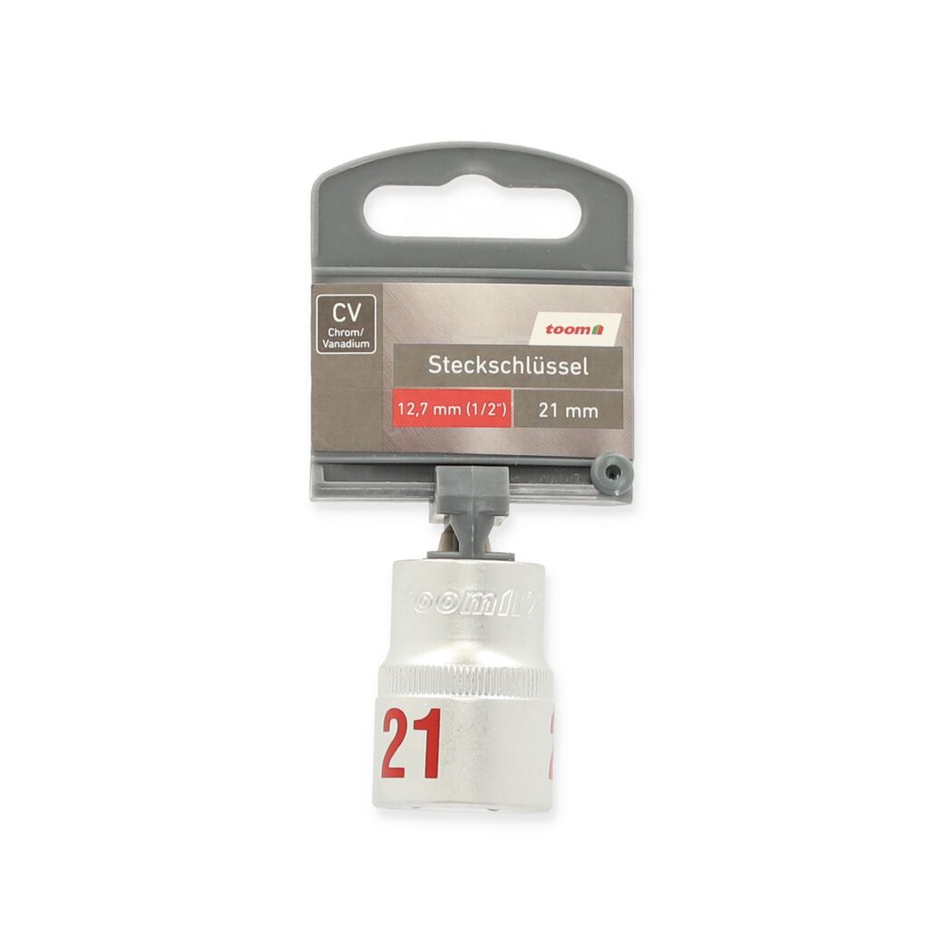 Steckschlüssel 1/2 Zoll 21 mm von toom