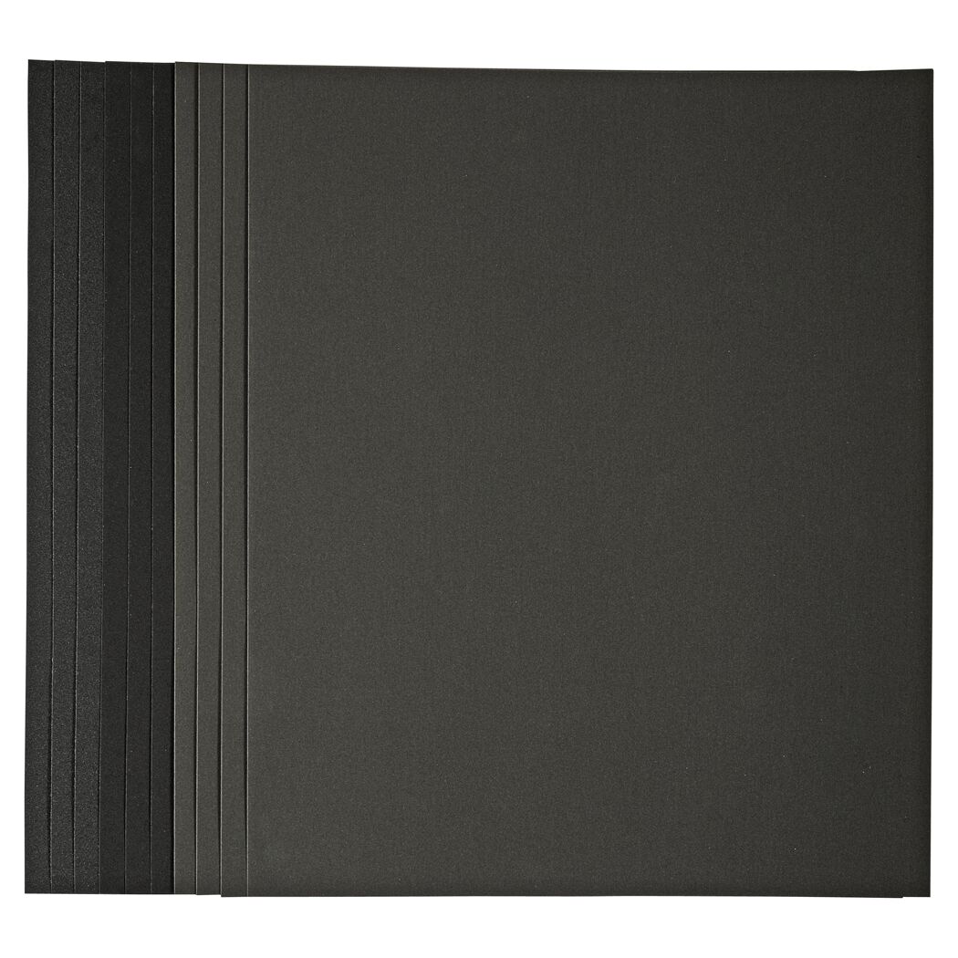 Schwarzes Schleifpapier