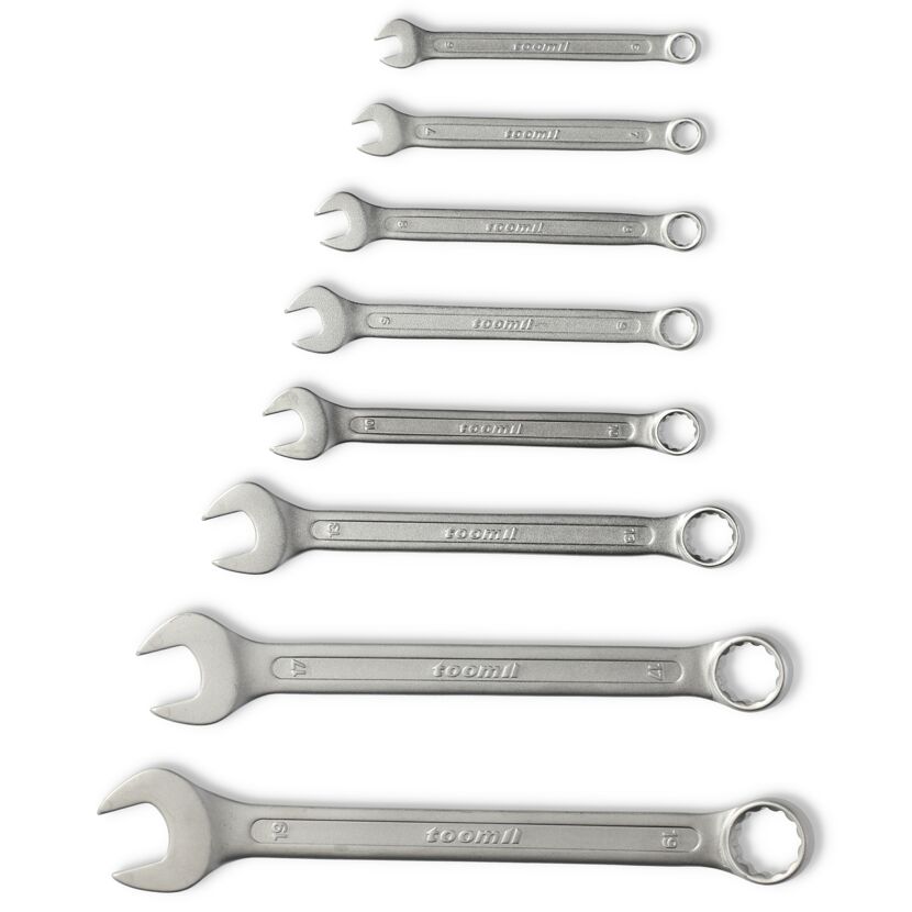 Ringmaulschlüssel-Set 8-teilig von toom