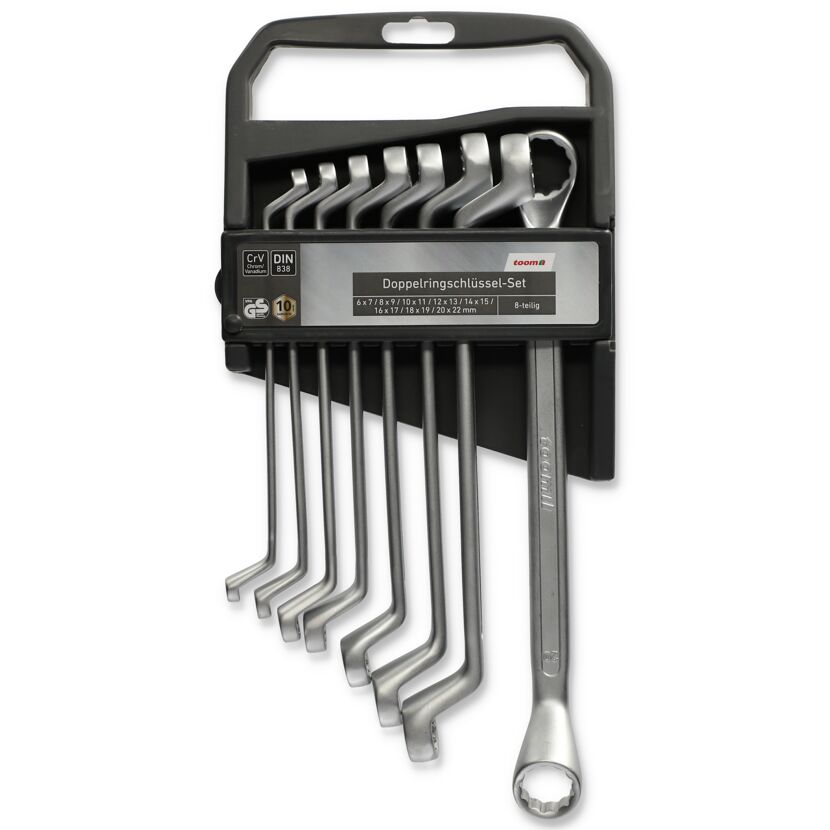 Doppelringschlüssel-Set, 8-teilig