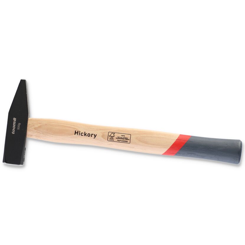 Schlosserhammer 500 g mit Hickory-Stiel