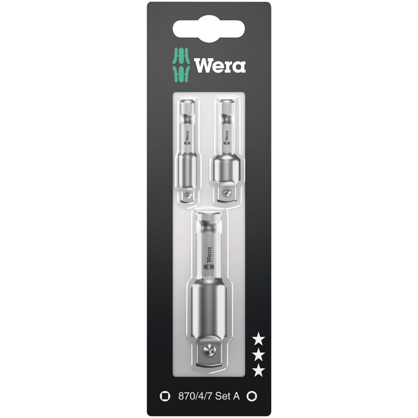 Wera Bit-Set 870/4/7, 3-teilig
