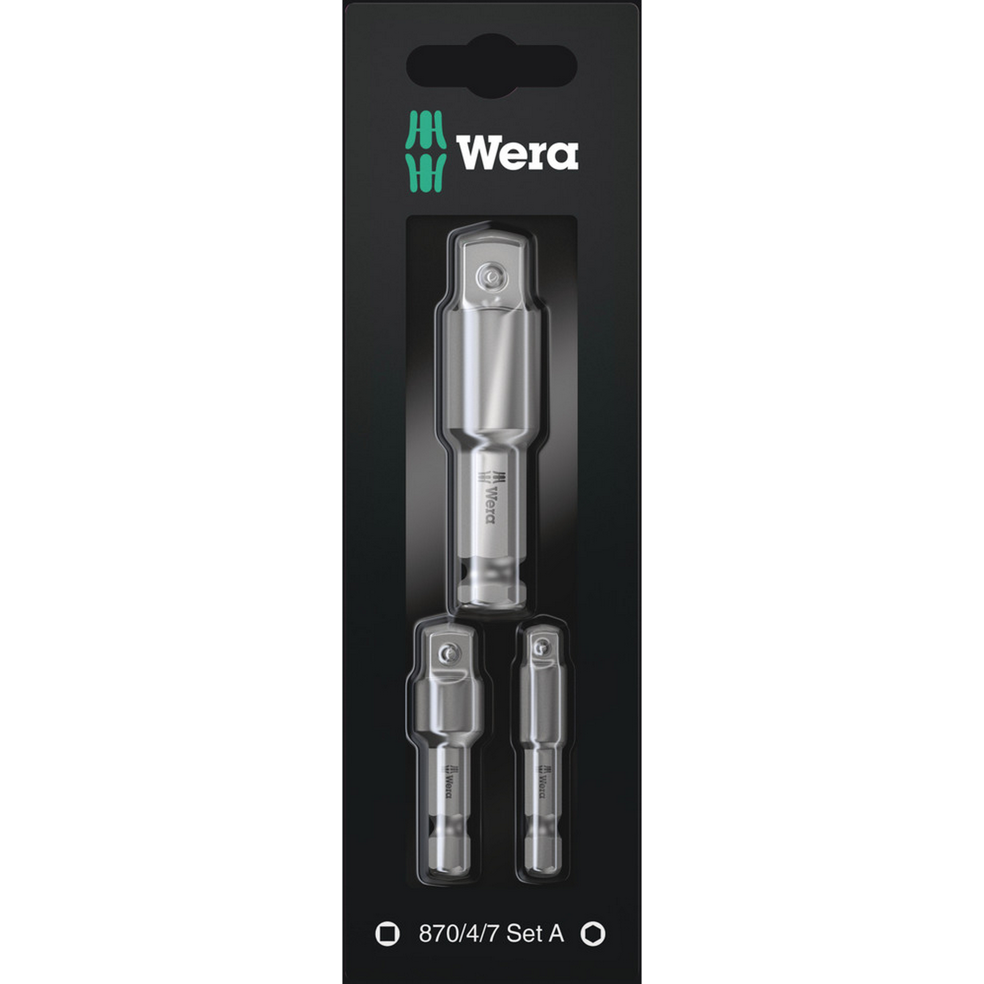 Wera Bit-Set ‚870/4/7 Set A SB‘ 3-teilig