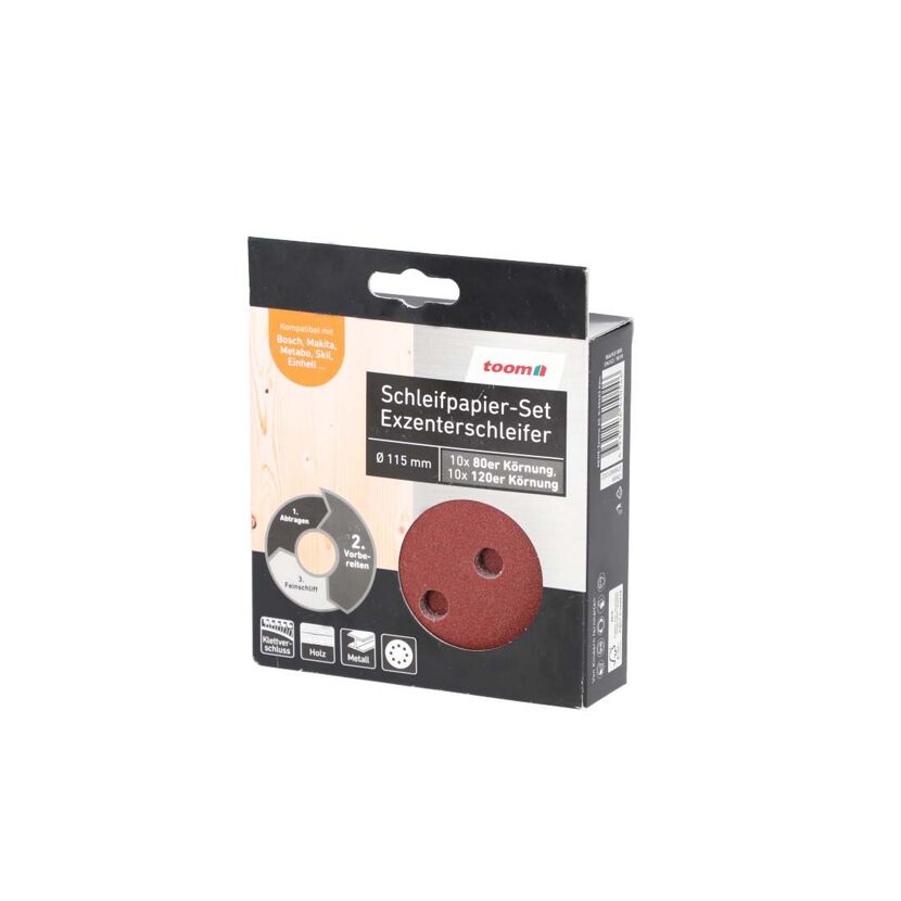 Schleifpapier-Set für Exzenterschleifer