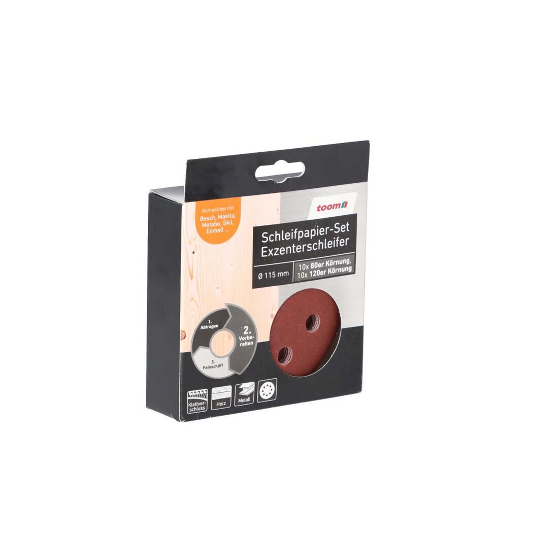 Schleifpapier-Set für Exzenterschleifer