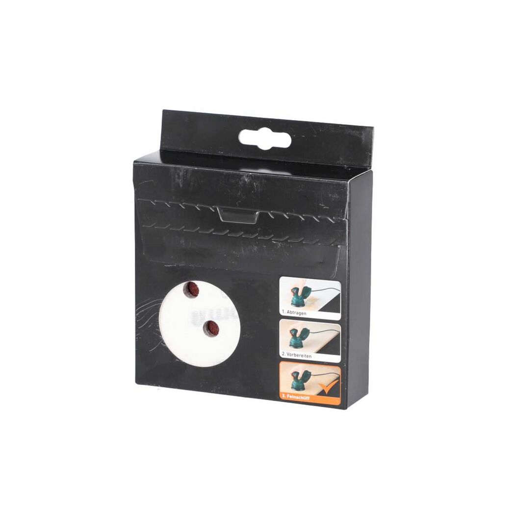 Schleifpapier-Set mit Schleifmaschine