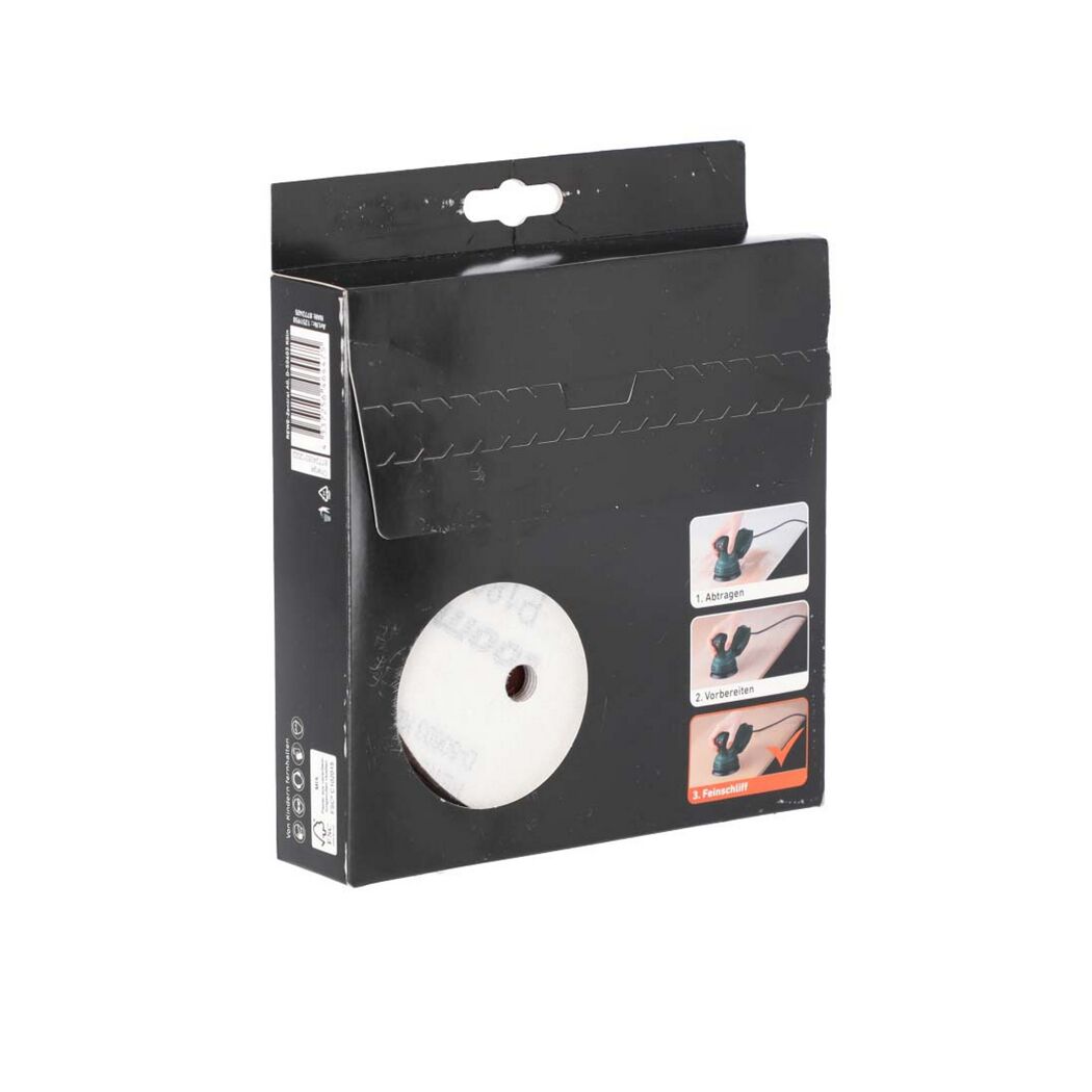 Schleifpapier 150 mm 180/240 in Verpackung