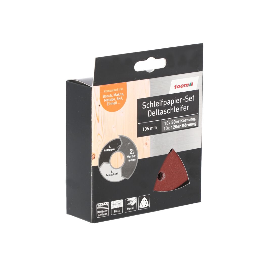 Schleifpapier-Set für Deltaschleifer