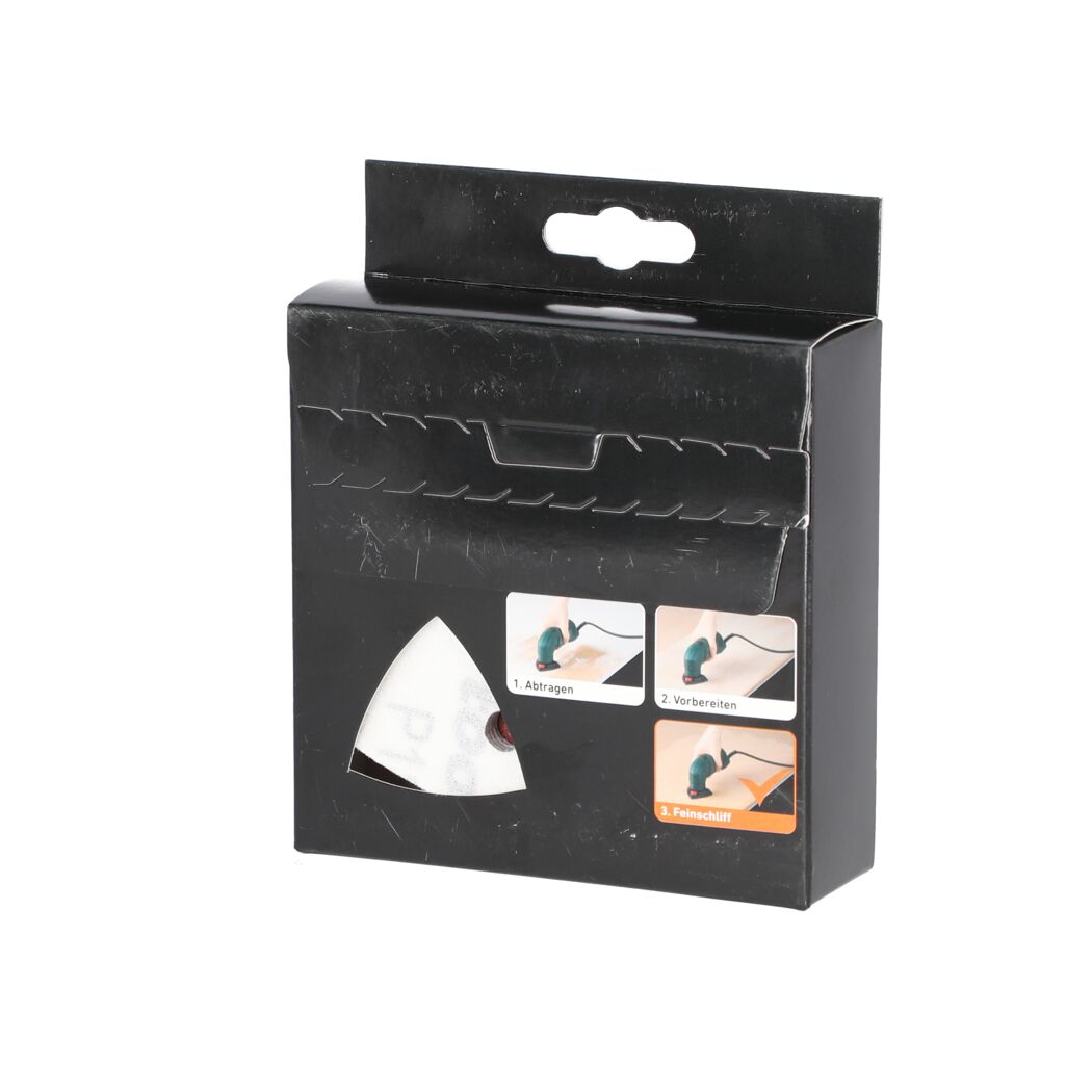 Schleifpapier-Set mit Schleifgerät