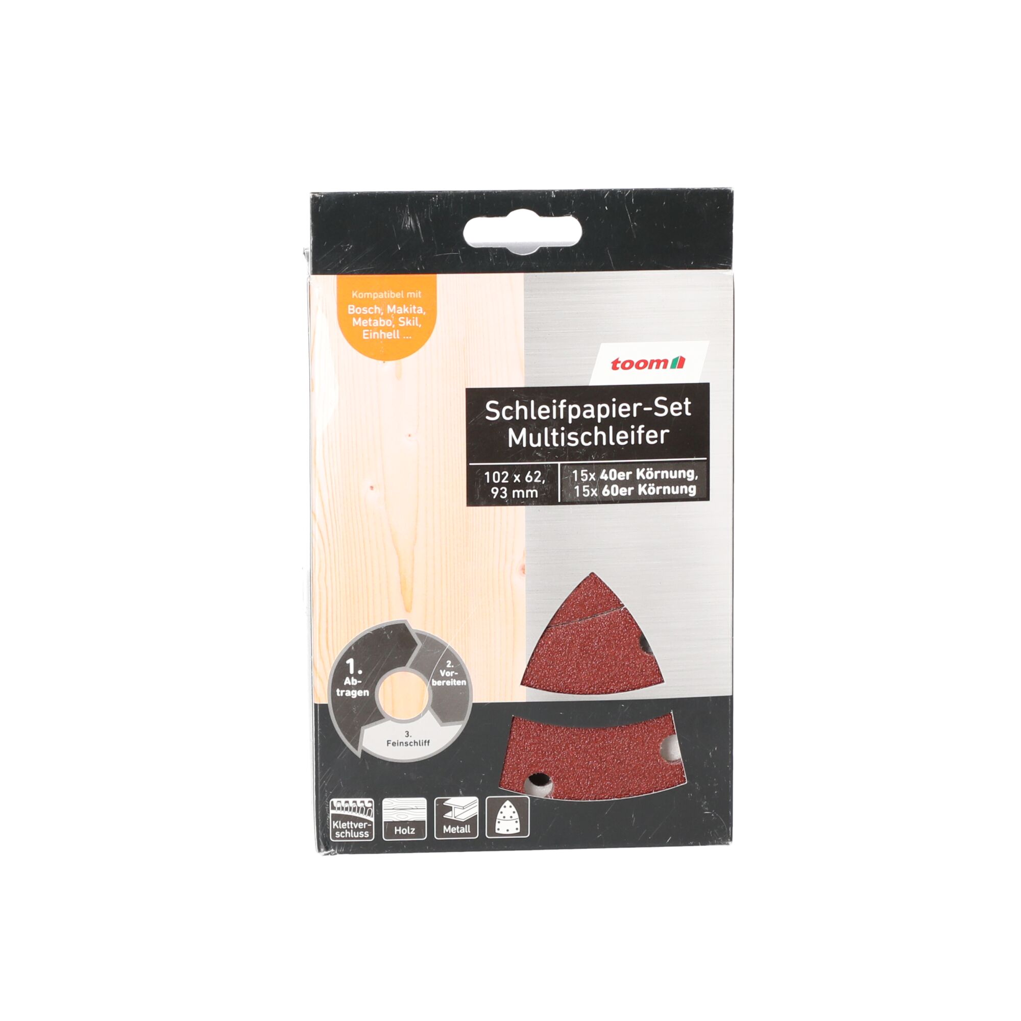 Schleifpapier-Set für Multischleifer