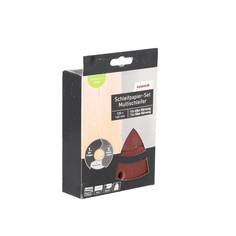 Schleifpapier-Set für Multischleifer von toom