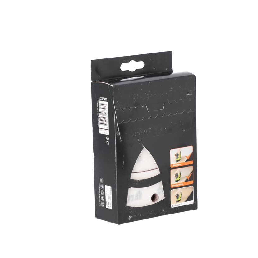 Schleifpapier-Set in Verpackung