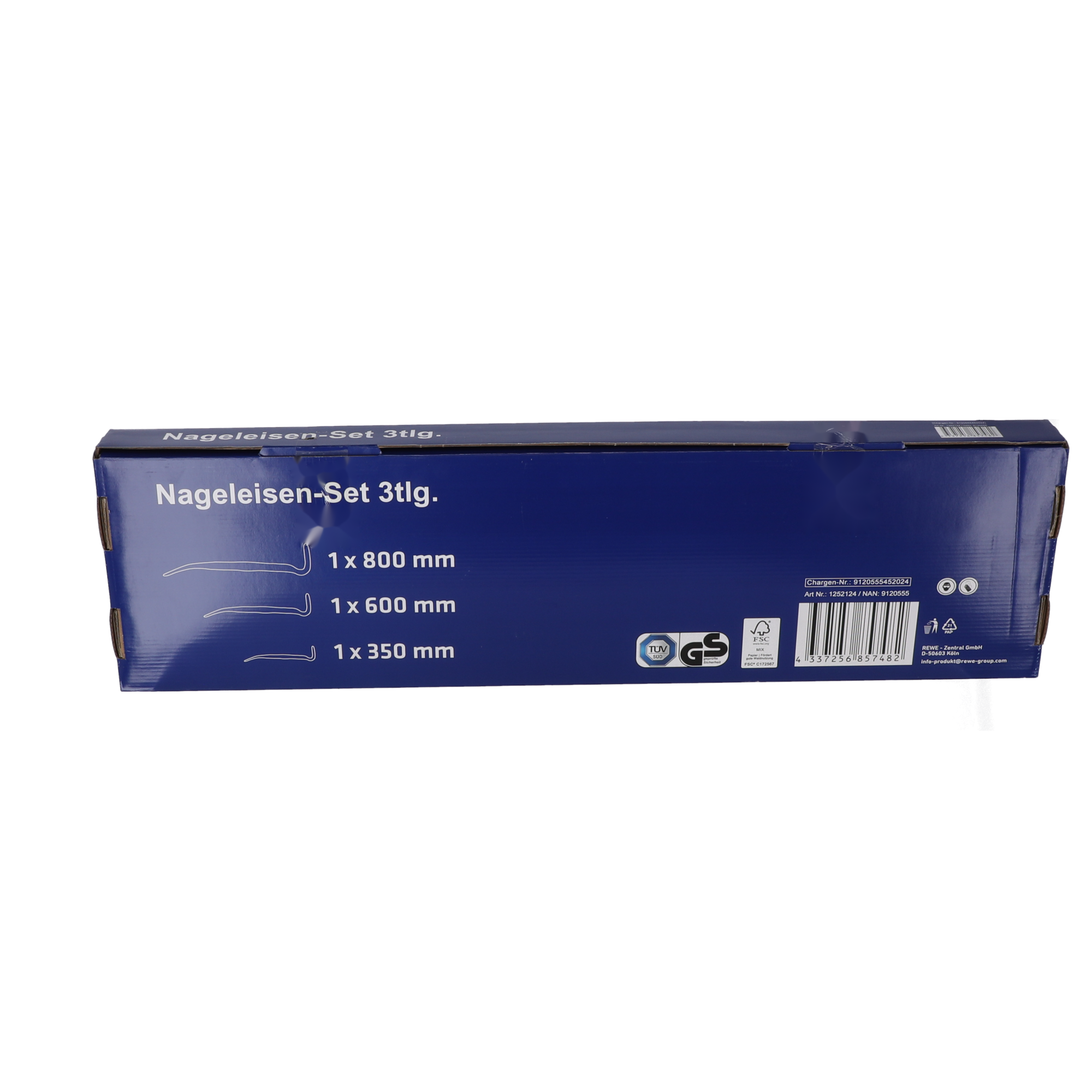 Nageleisen-Set 3-teilig