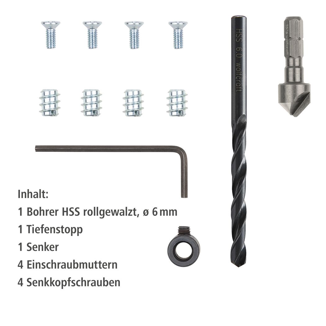 Reparaturset für Topfscharniere 11-teilig