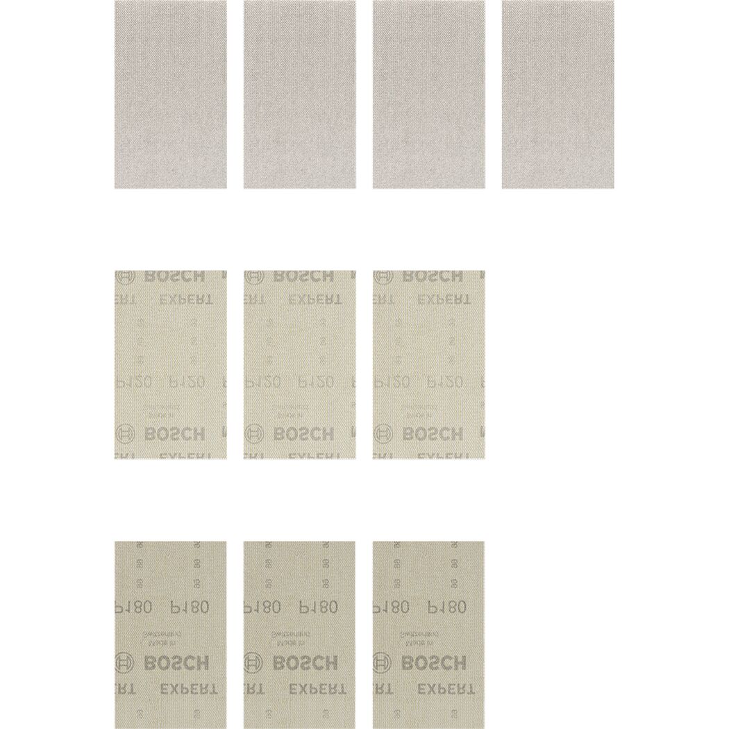 Schleifnetz-Set 'Expert M480' für Schwingschleifer 93 x 186 mm P80/P120/P180 10-teilig