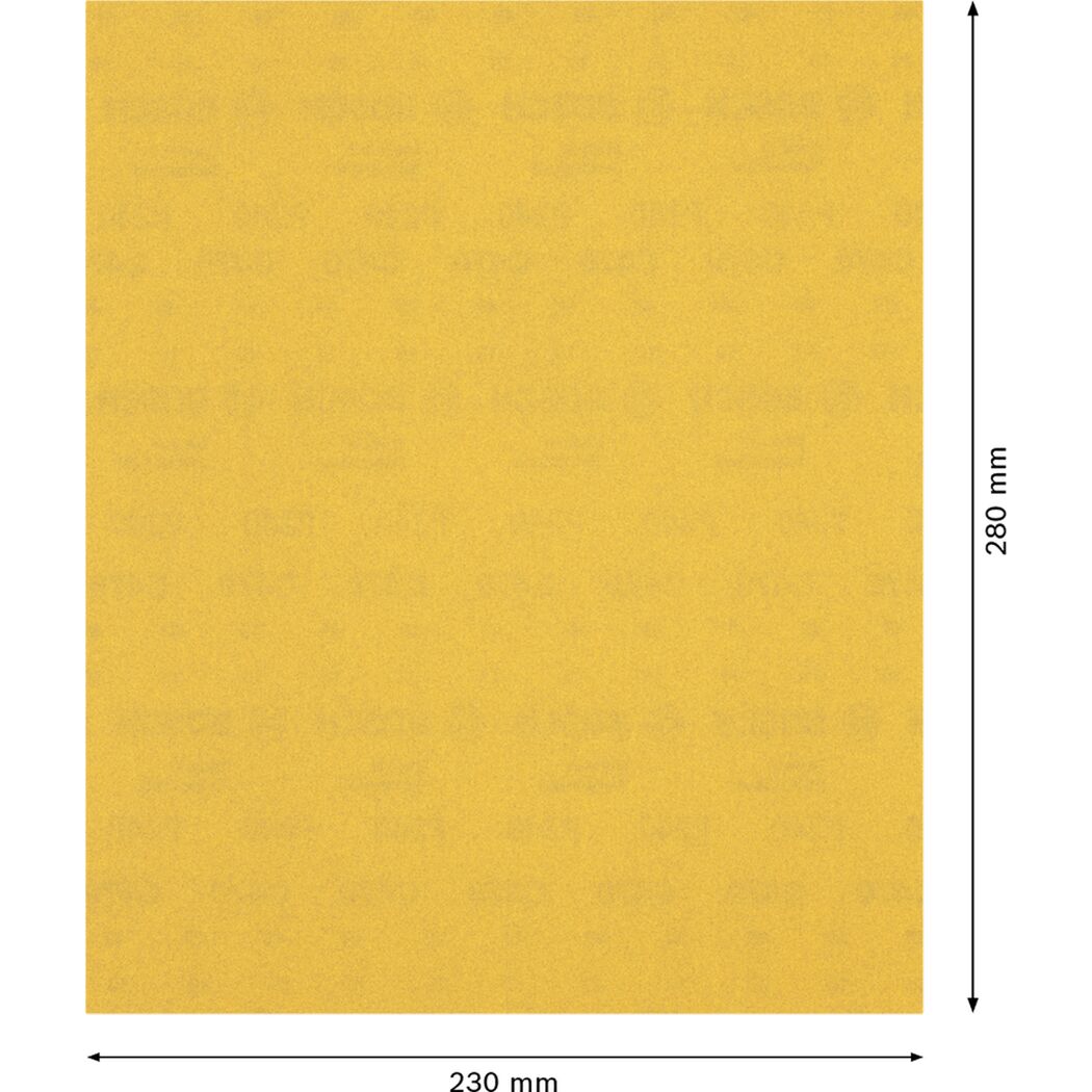Handschleifpapier 'Expert C470' für Holz 230 x 280 mm, K 240