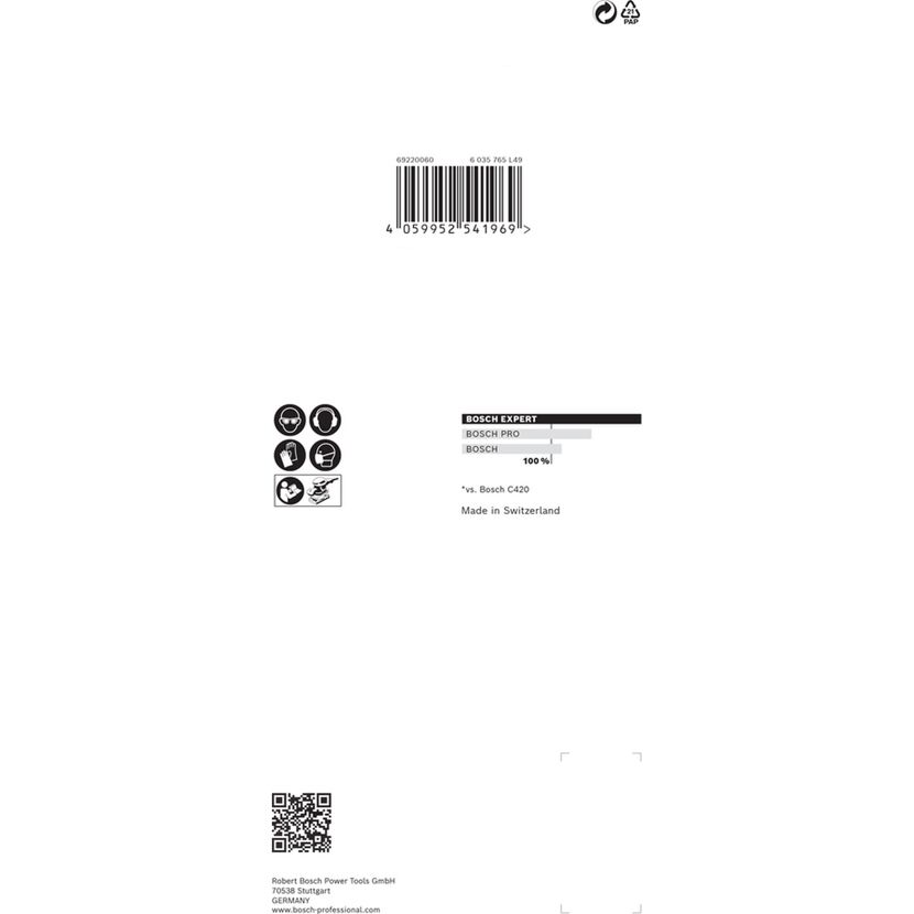 Bosch Schleifblatt Verpackung