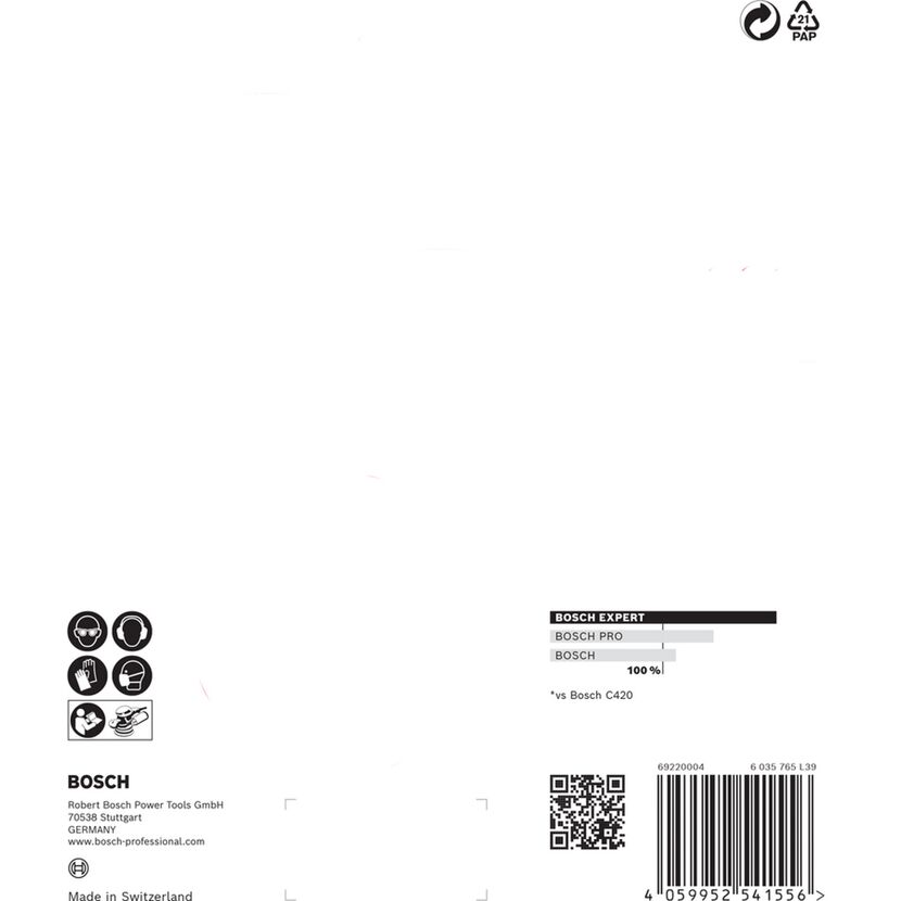 Bosch Schleifblatt Verpackung