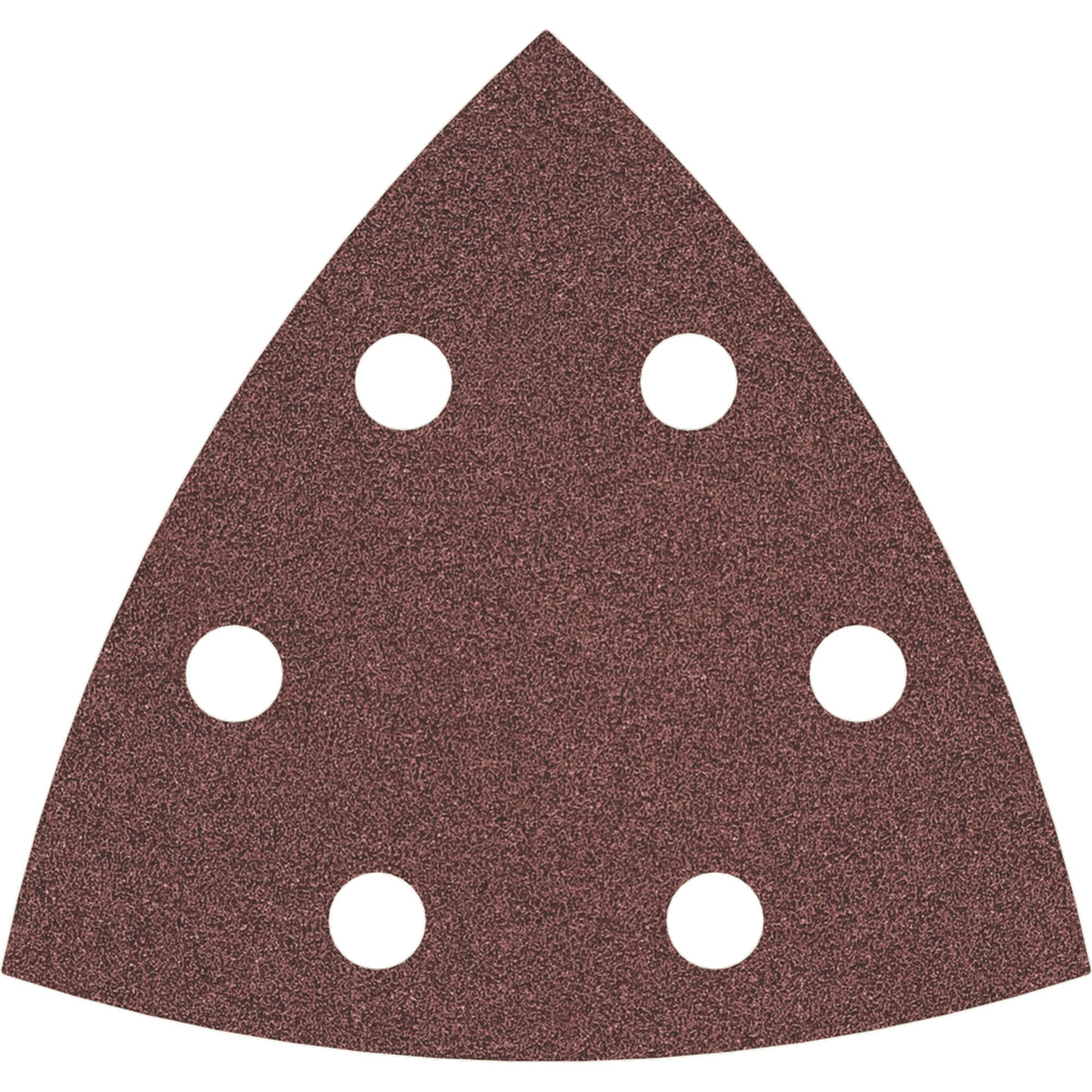 Dreieckiges Schleifpapier mit Löchern